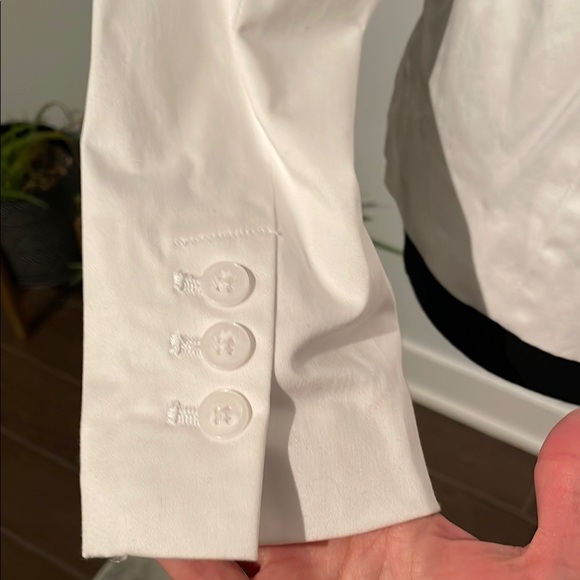 Reitmans White Lightweight Blazer Tailored Fit - Picture 4 of 7